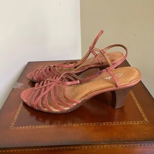 Clarks Leather Strappy Sandal